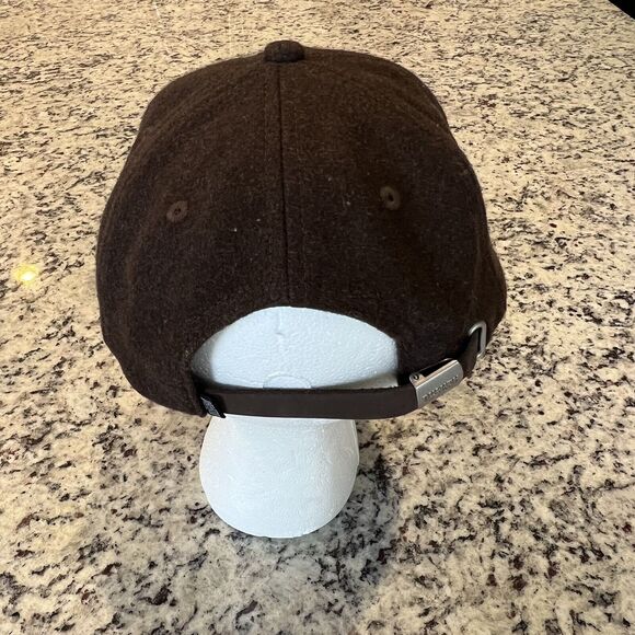 Duluth Trading Co Wool Blend Cap Hat Brown Men's Size M/L Adjustable Strap Logo - Picture 4 of 14